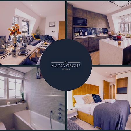 Luxurious 1-Bedroom Penthouse In Marble Arch 71 런던 외부 사진